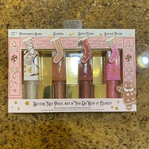 NIB Too Faced Holiday Lip Gloss Set